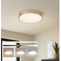 Brilagi - LED zatemnilna stropna svetilka POOL LED/48W/230V 3000-6000K Ø 40 cm zlata + daljinski upravljalnik