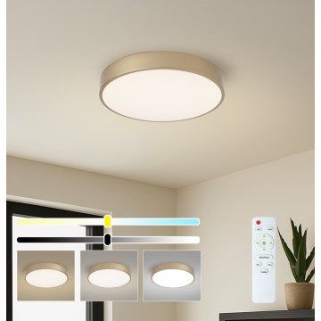 Brilagi - LED zatemnilna stropna svetilka POOL LED/48W/230V 3000-6000K Ø 40 cm zlata + daljinski upravljalnik