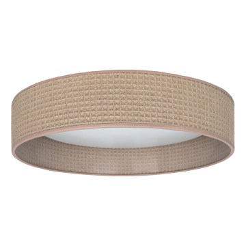 Brilagi - LED zatemnilna stropna svetilka VELVET SMARTIX LED/24W/230V 3000-6000K premer 45 cm bež Wi-Fi Tuya Beacon + daljinski upravljalnik