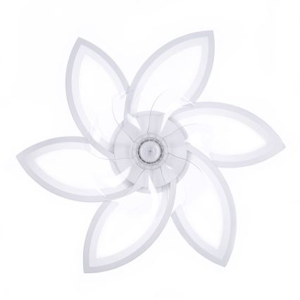 Brilagi - LED zatemnitvena stropna svetilka z ventilatorjem LED/50W/230V 3000-6500K bela + daljinski upravljalnik