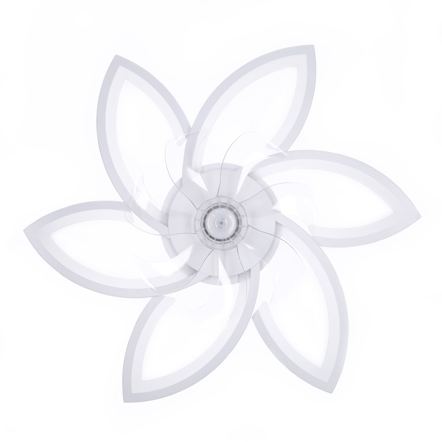 Brilagi - LED zatemnitvena stropna svetilka z ventilatorjem LED/50W/230V 3000-6500K bela + daljinski upravljalnik