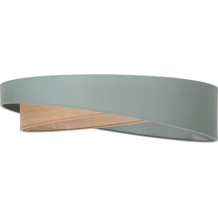 BRILAGI - LED zatemnljivo stropno svetilo VELVET TWIST LED/36W/230V 3000-6000K premer 65 cm Wi-Fi Tuya Beacon zelena/bež + daljinski upravljalnik