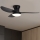 Brilagi - LED zatemnilni stropni ventilator LED/30W/230V 3000-6500K črna + daljinski upravljalnik