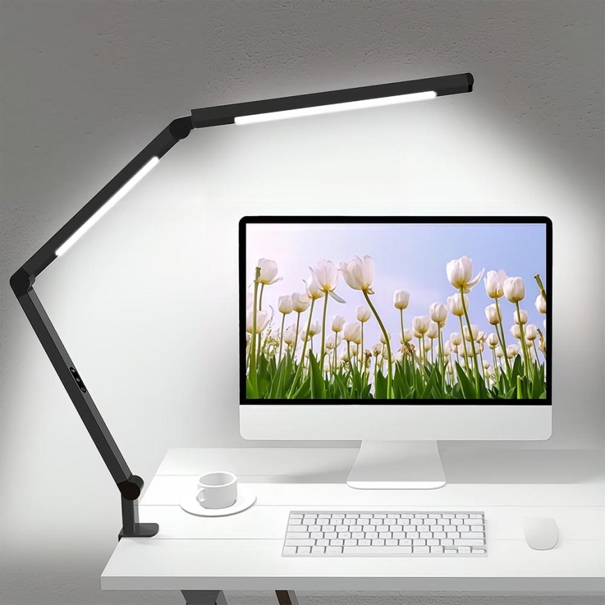 Brilagi - LED Zatemnitven na dotik fleksibilna namizna svetilka VARIO LED/12W/230V 3000/4000/5000/6500K CRI 92 črna