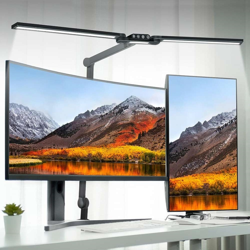 Brilagi - LED Zatemnitven na dotik fleksibilna namizna svetilka VARIO LED/24W/230V 3000-6500K CRI 92 črna