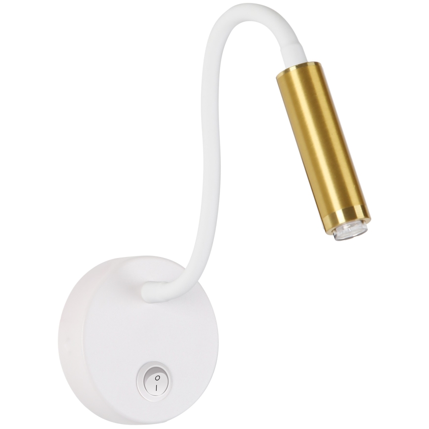 Brilagi - LED Zatemnitvena fleksibilna stenska svetilka MAYA 1xG9/4W/230V bela/zlata 2700-6500K Wi-Fi Tuya