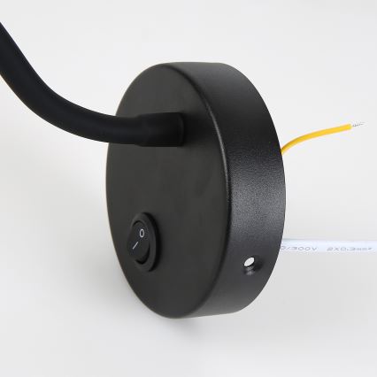 Brilagi - LED Zatemnitvena fleksibilna stenska svetilka MAYA 1xG9/4W/230V črna 2700-6500K Wi-Fi Tuya
