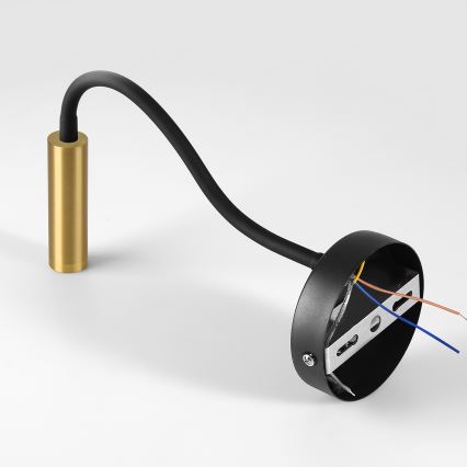 Brilagi - LED Zatemnitvena fleksibilna stenska svetilka MAYA 1xG9/4W/230V črna/zlata 2700-6500K Wi-Fi Tuya