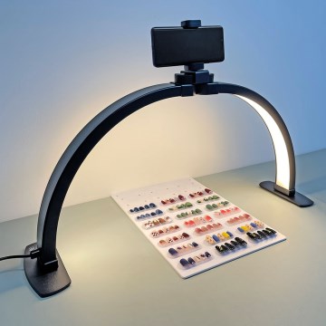 Brilagi - LED zatemnitvena lokasta namizna svetilka RADIO LED/25W/24/230V 3000/4000/6500K črna