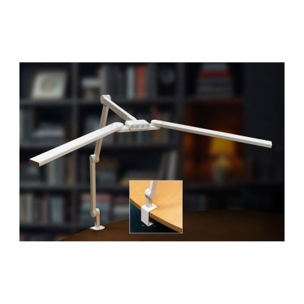 Brilagi - LED Zatemnitven na dotik fleksibilna namizna svetilka VARIO LED/24W/230V 3000-6500K CRI 92 bela