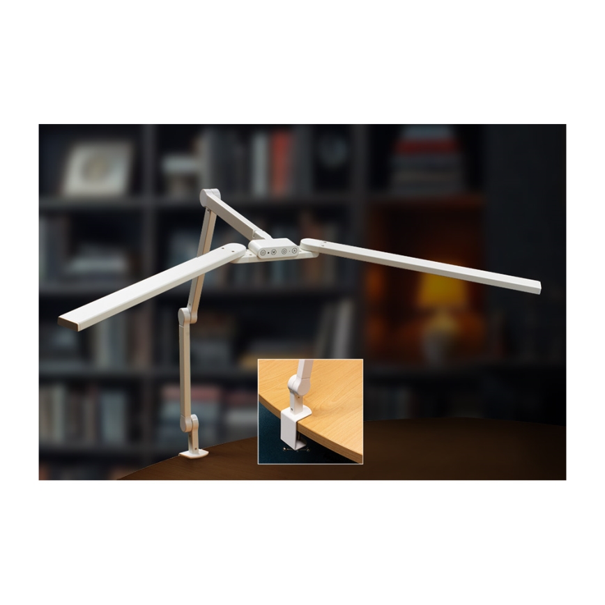 Brilagi - LED Zatemnitven na dotik fleksibilna namizna svetilka VARIO LED/24W/230V 3000-6500K CRI 92 bela