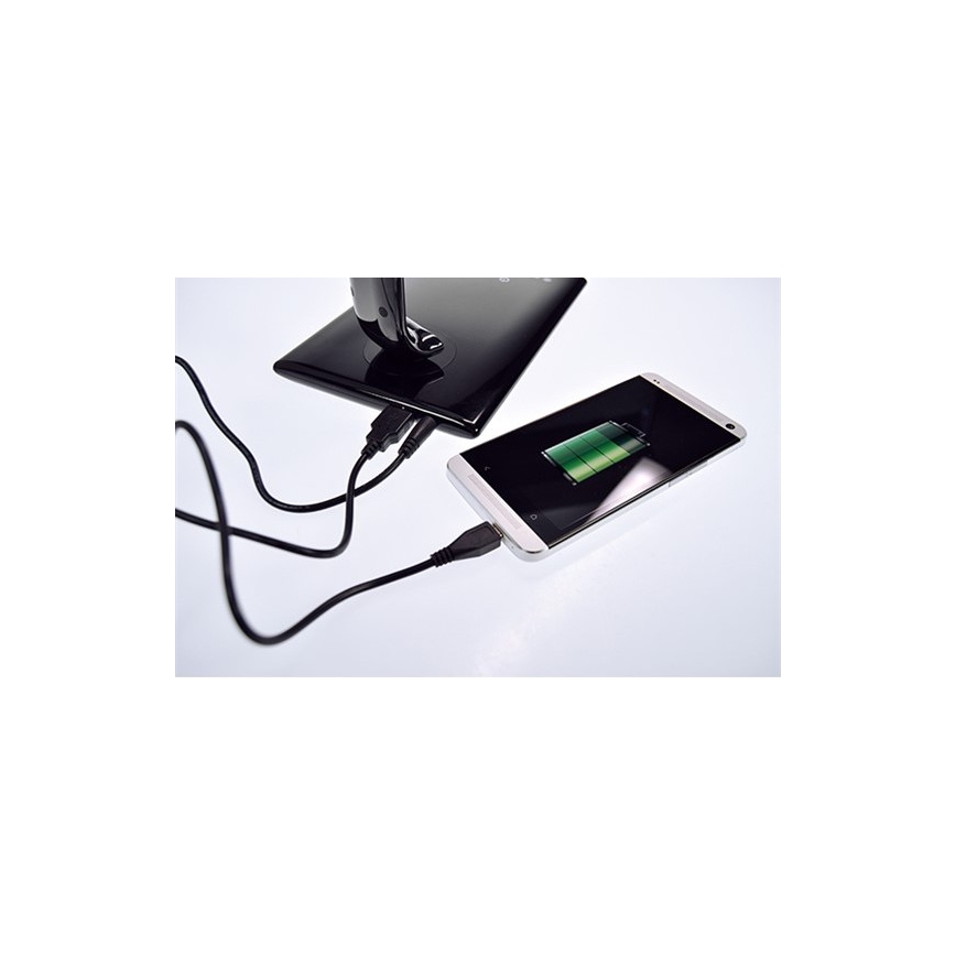 Brilagi - LED Zatemnitvena namizna svetilka USB connector LED/12W/230V bela 3000 - 6000K