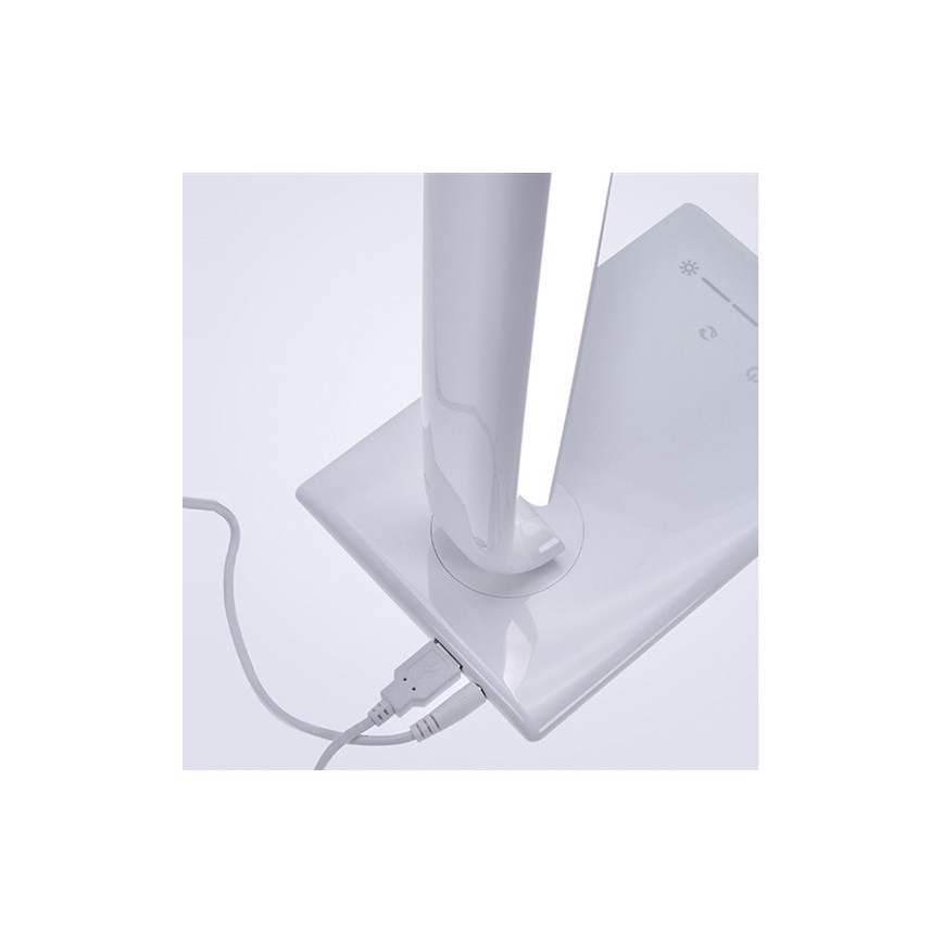 Brilagi - LED Zatemnitvena namizna svetilka USB connector LED/12W/230V bela 3000 - 6000K
