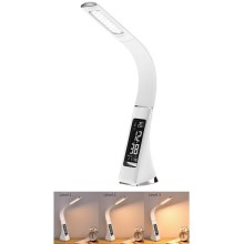 Brilagi - LED Zatemnitvena namizna svetilka z zaslonom PELLE LED/7W/230V bela