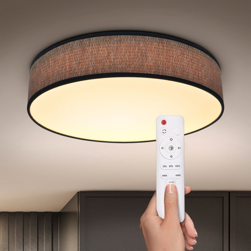 Brilagi - LED Zatemnitvena stropna svetilka ADELA LED/48W/230V 3000-6500K pr. 40 cm + Daljinski upravljalnik