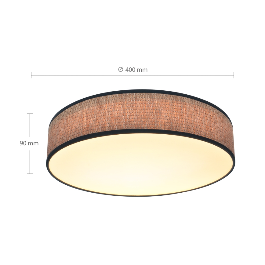 Brilagi - LED Zatemnitvena stropna svetilka ADELA LED/48W/230V 3000-6500K pr. 40 cm + Daljinski upravljalnik