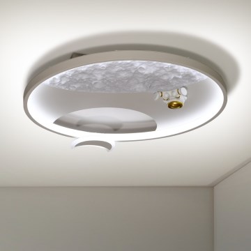 Brilagi - LED Zatemnitvena stropna svetilka ASTRO LED/20W/230V 3000/4000/6000K + Daljinski upravljalnik