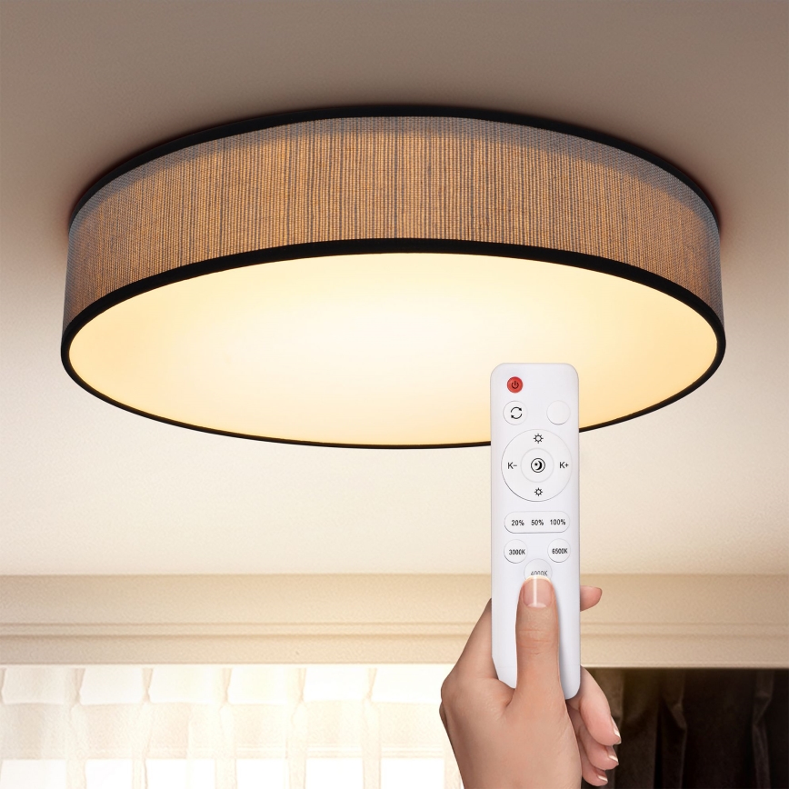Brilagi - LED Zatemnitvena stropna svetilka AURORA LED/48W/230V 3000-6500K pr. 40 cm + Daljinski upravljalnik