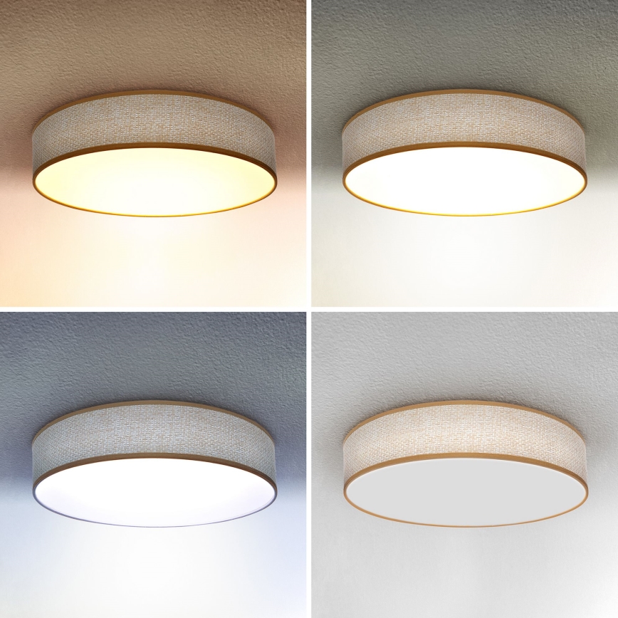 Brilagi - LED Zatemnitvena stropna svetilka CARMEN LED/48W/230V 3000-6500K pr. 40 cm + Daljinski upravljalnik