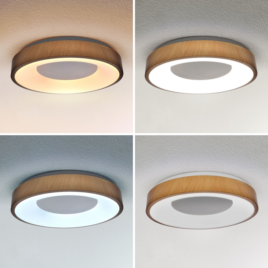 Brilagi - LED Zatemnitvena stropna svetilka DORIA LED/48W/230V 3000-6500K pr. 39 cm + Daljinski upravljalnik