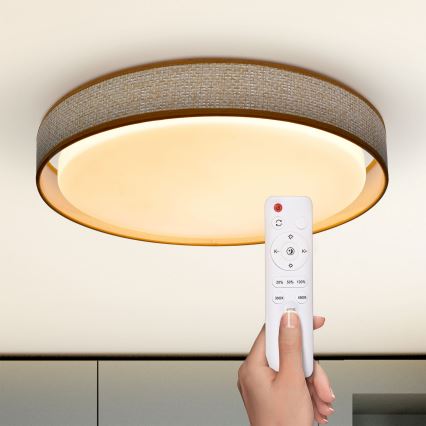 Brilagi - LED Zatemnitvena stropna svetilka KIANIA LED/48W/230V 3000-6500K pr. 43 cm + Daljinski upravljalnik