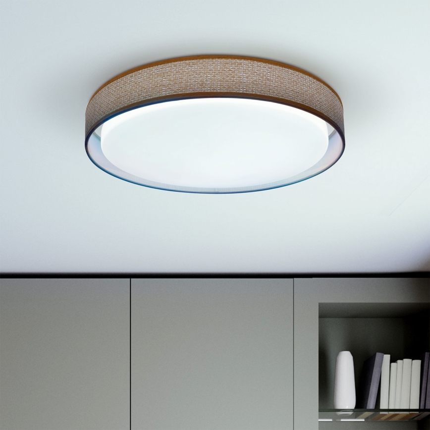Brilagi - LED Zatemnitvena stropna svetilka KIANIA LED/48W/230V 3000-6500K pr. 43 cm + Daljinski upravljalnik