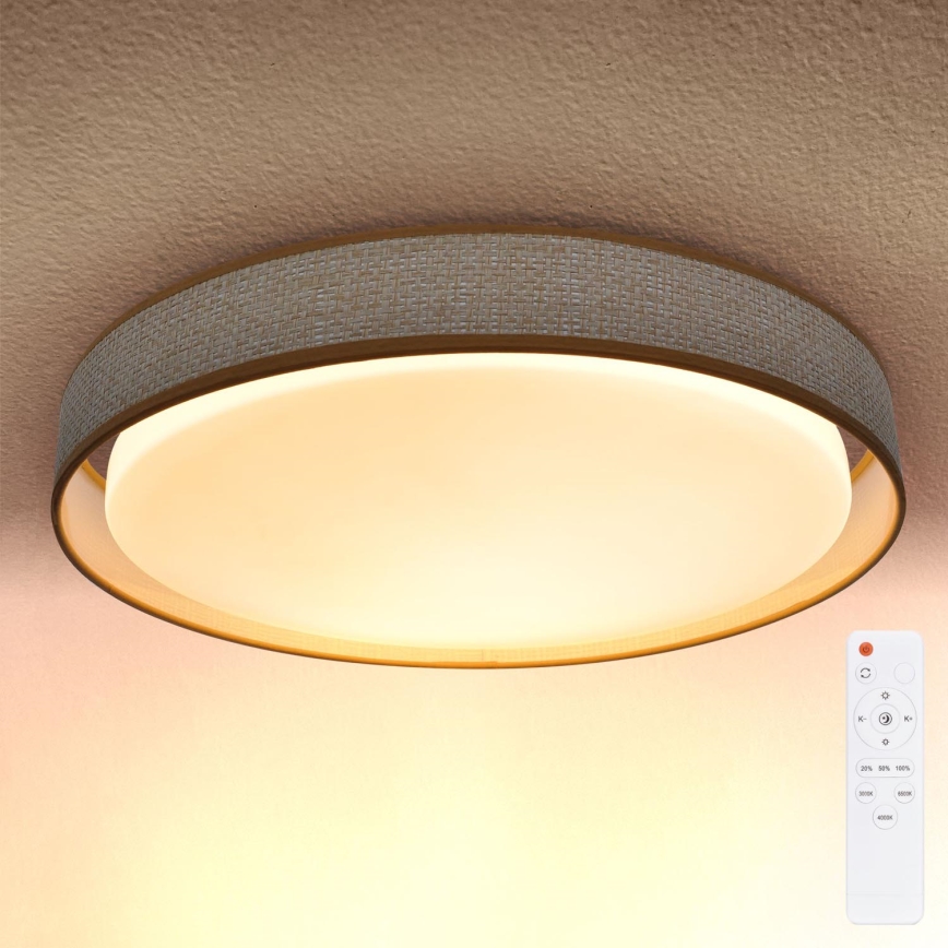 Brilagi - LED Zatemnitvena stropna svetilka KIANIA LED/48W/230V 3000-6500K pr. 43 cm + Daljinski upravljalnik
