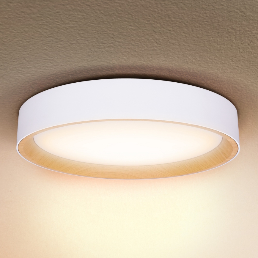 Brilagi - LED Zatemnitvena stropna svetilka LARIOS LED/48W/230V 3000-6500K ø 39 cm bela + Daljinski upravljalnik