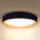 Brilagi - LED Zatemnitvena stropna svetilka LARIOS LED/60W/230V 3000-6500K ø 49 cm črna + Daljinski upravljalnik