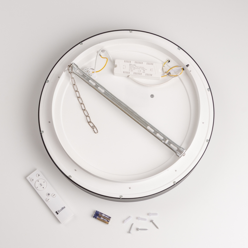 Brilagi - LED Zatemnitvena stropna svetilka FALCON LED/40W/230V 3000-6500K črna + Daljinski upravljalnik