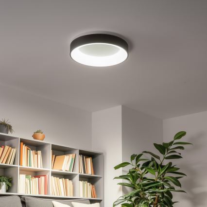 Brilagi - LED Zatemnitvena stropna svetilka FALCON LED/40W/230V 3000-6500K črna + Daljinski upravljalnik