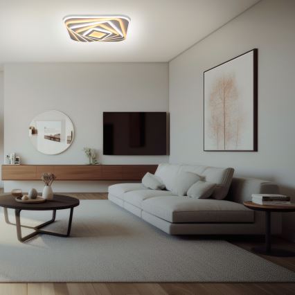 Brilagi - LED Zatemnitvena stropna svetilka MODERN LED/210W/230V 2700-6500K 55x55 cm + Daljinski upravljalnik