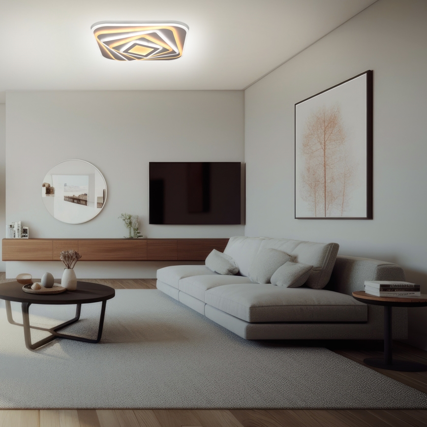 Brilagi - LED Zatemnitvena stropna svetilka MODERN LED/210W/230V 2700-6500K 55x55 cm + Daljinski upravljalnik