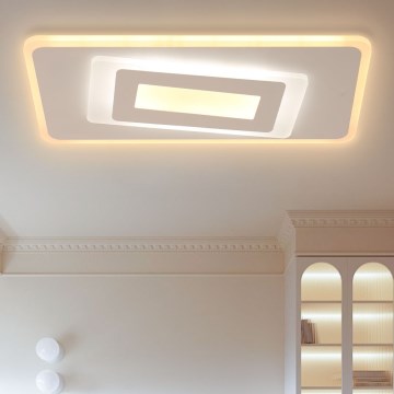 Brilagi - LED Zatemnitvena stropna svetilka MODERN LED/51W/230V 2700-6500K 20x40 cm + Daljinski upravljalnik