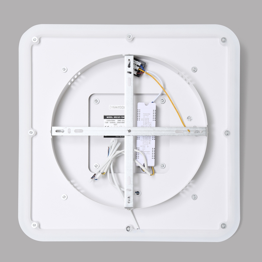 Brilagi - LED Zatemnitvena stropna svetilka MODERN LED/72W/230V 2700-6500K 46,6x46,6 cm + Daljinski upravljalnik