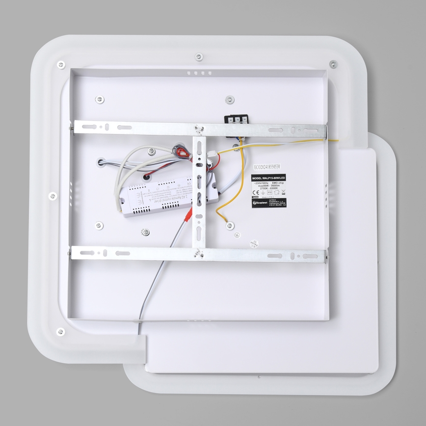 Brilagi - LED Zatemnitvena stropna svetilka MODERN LED/80W/230V 2700-6500K 52,5x52,5 cm + Daljinski upravljalnik