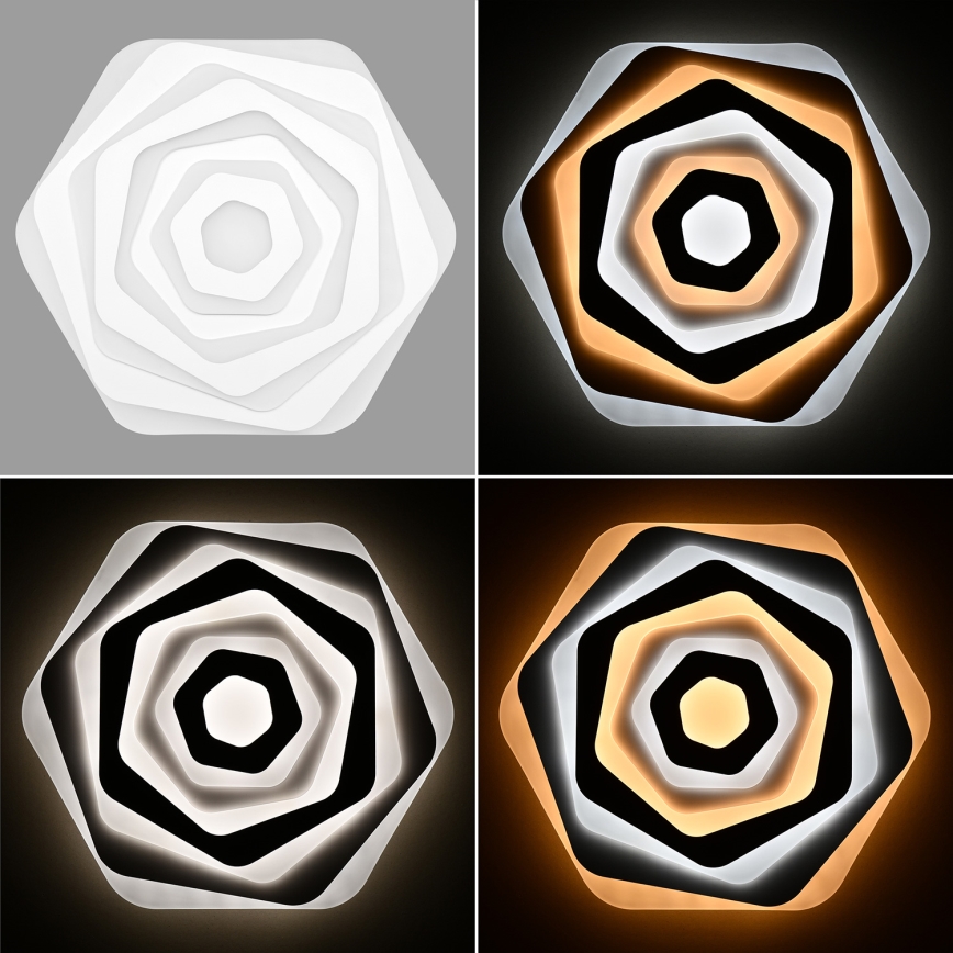 Brilagi - LED Zatemnitvena stropna svetilka MODERN LED/85W/230V 2700-6500K pr. 53 cm + Daljinski upravljalnik