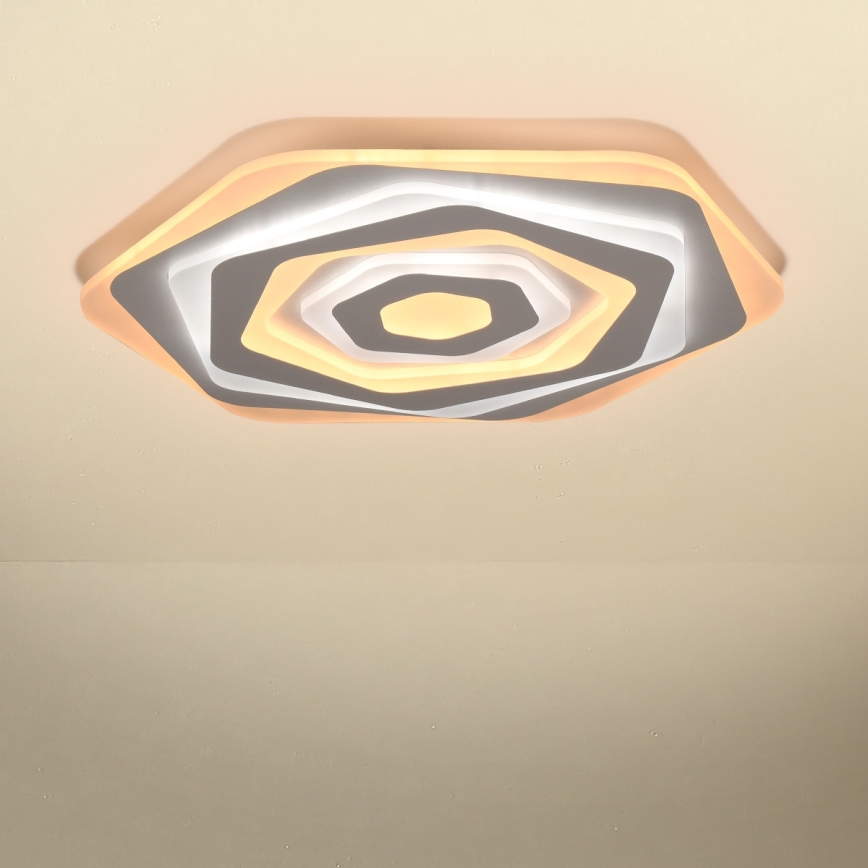 Brilagi - LED Zatemnitvena stropna svetilka MODERN LED/85W/230V 2700-6500K pr. 53 cm + Daljinski upravljalnik