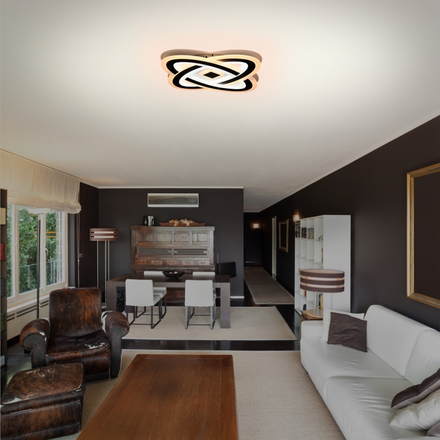 Brilagi - LED Zatemnitvena stropna svetilka MODERN LED/90W/230V 2700-6500K 48x48 cm+ Daljinski upravljalnik
