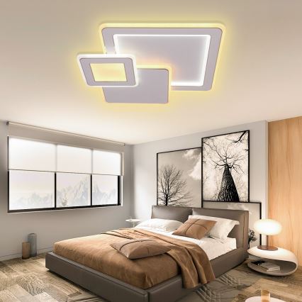Brilagi - LED Zatemnitvena stropna svetilka MODERN LED/93W/230V 2700-6500K + Daljinski upravljalnik