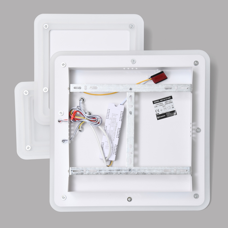 Brilagi - LED Zatemnitvena stropna svetilka MODERN LED/93W/230V 2700-6500K 48,5x48,5 cm + Daljinski upravljalnik
