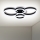 Brilagi - LED Zatemnitvena stropna svetilka ORBITS LED/49W/230V 3000/4000/6000K + Daljinski upravljalnik