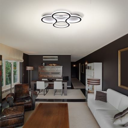Brilagi - LED Zatemnitvena stropna svetilka ORELLI LED/53W/230V 3000/4000/6000K + Daljinski upravljalnik