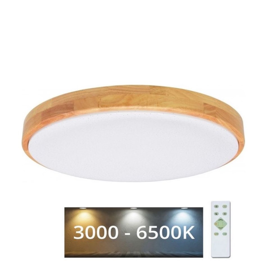 Brilagi - LED Zatemnitvena stropna svetilka PINE LED/24W/230V 3000-6500K + Daljinski upravljalnik