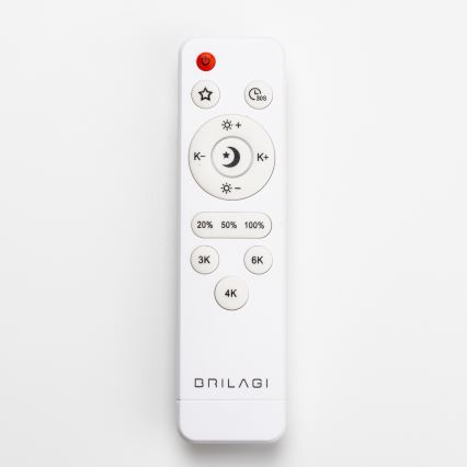 Brilagi - LED Zatemnitvena stropna svetilka PINE LED/24W/230V 3000-6500K + Daljinski upravljalnik