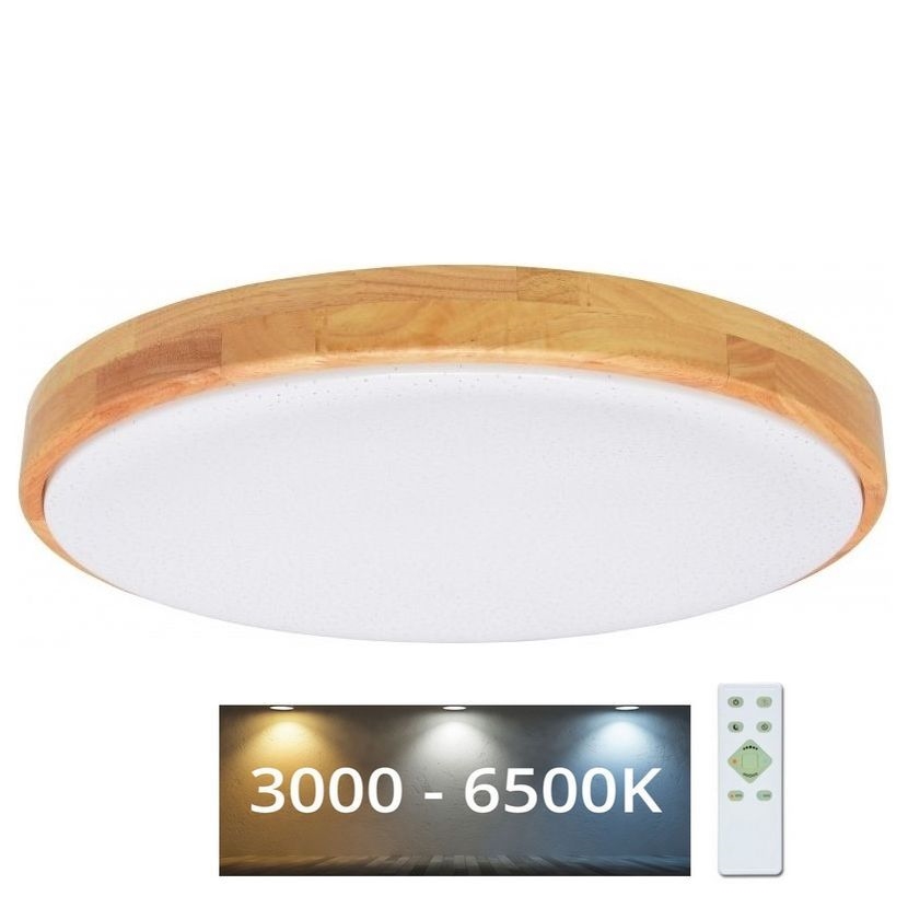 Brilagi - LED Zatemnitvena stropna svetilka PINE LED/60W/230V 3000-6500K + Daljinski upravljalnik