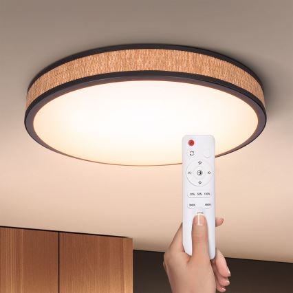 Brilagi - LED Zatemnitvena stropna svetilka ROSA LED/48W/230V 3000-6500K pr. 38 cm + Daljinski upravljalnik