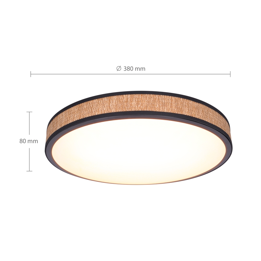 Brilagi - LED Zatemnitvena stropna svetilka ROSA LED/48W/230V 3000-6500K pr. 38 cm + Daljinski upravljalnik
