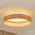 Brilagi - LED Zatemnitvena stropna svetilka ROYAL YUTE LED/24W/230V pr. 45 cm 3000/4000/6500K bež/krem barva  + Daljinski upravljalnik