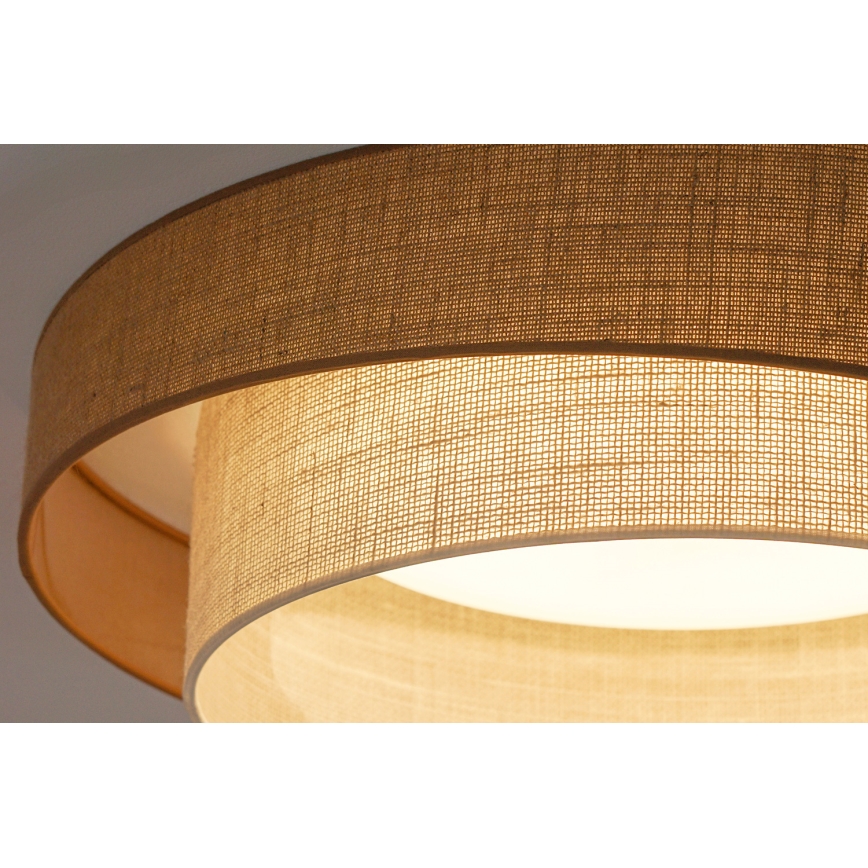 Brilagi - LED Zatemnitvena stropna svetilka SHINE LED/24W/230V pr. 60 cm 3000/4000/6500K bež/krem barva + Daljinski upravljalnik